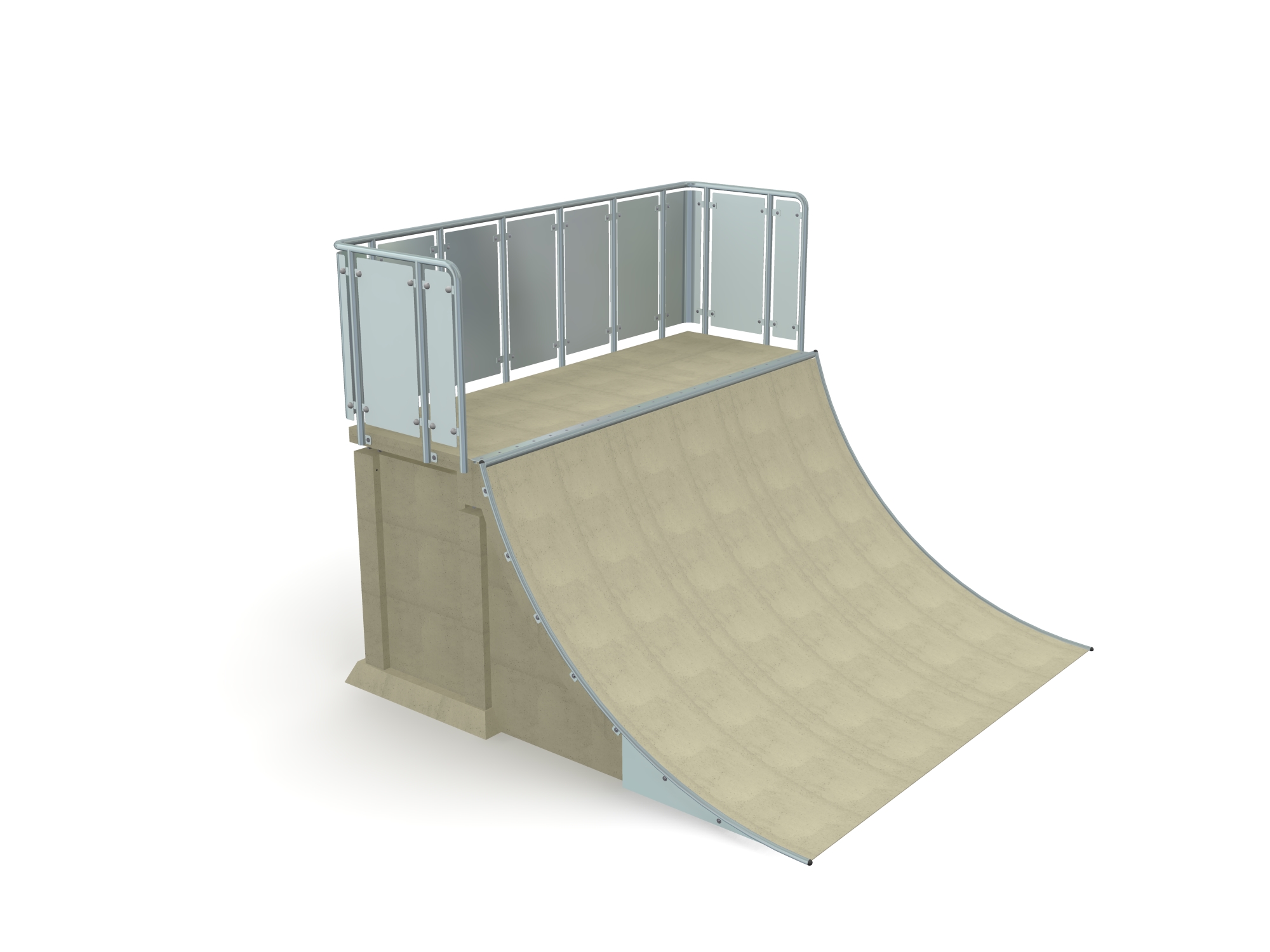 Skatepark quater pipe 141808 141848